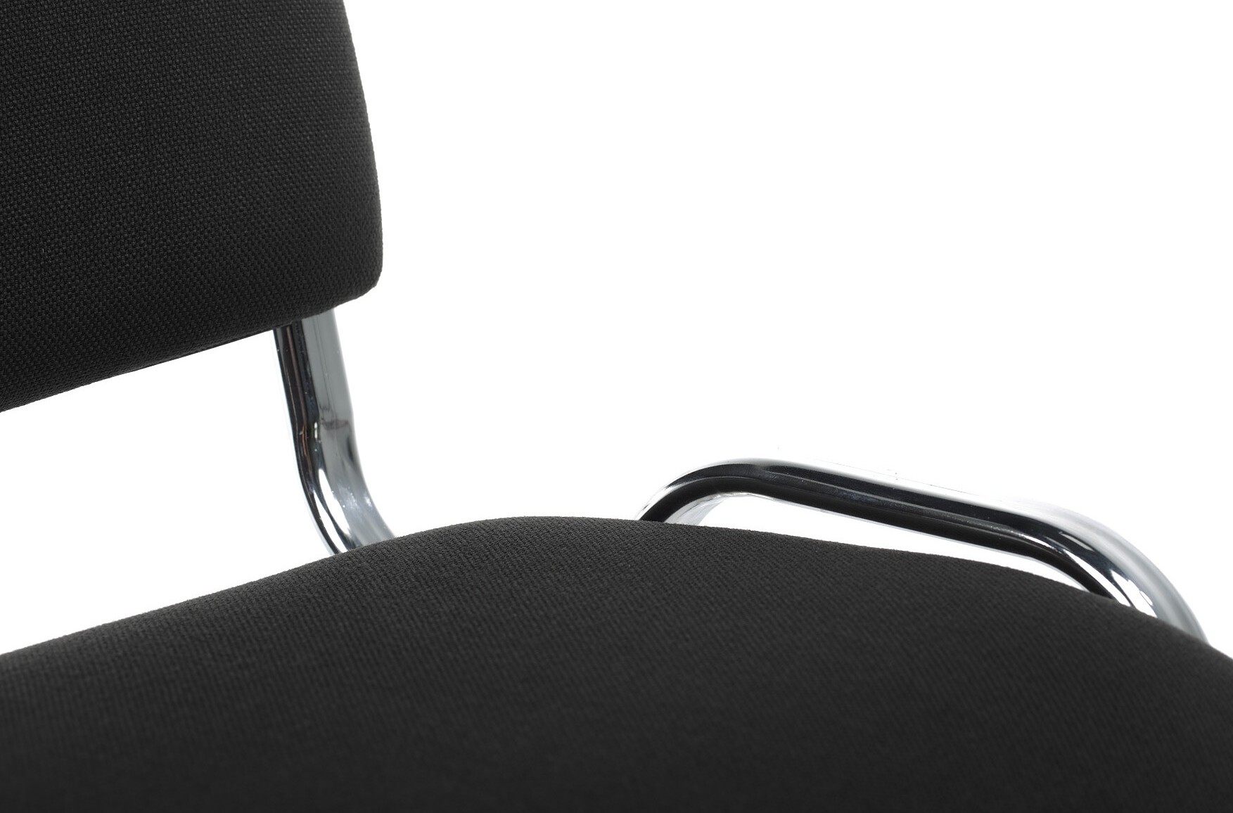 Стул офисный easy Chair изо с-11 черный (ткань, металл хромированный)